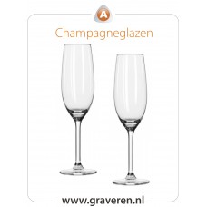 Champagneglazen (set  van 2 stuks)